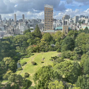 大隈庭園が一望できます|652934さんのリーガロイヤルホテル東京の写真(1887431)