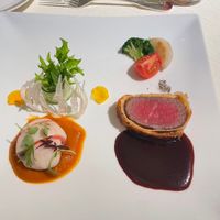 試食の料理