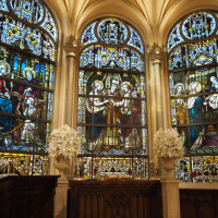 セントグレース大聖堂のステンドグラス