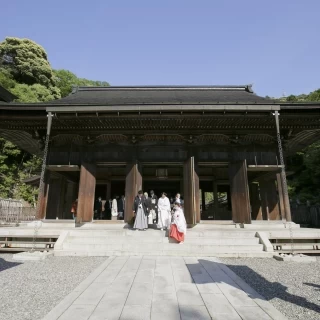 花嫁行列の最後に参拝できる場所