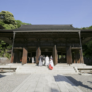 花嫁行列の最後に参拝できる場所|653147さんの伊奈波神社の写真(1736986)