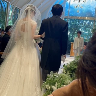 父親と新婦