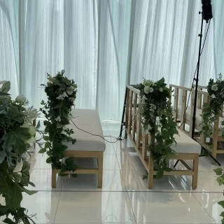 チャペルのゲスト席です。