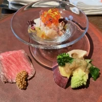 綺麗な盛り付けの美味しいお料理