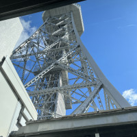 中から見えるテレビ塔