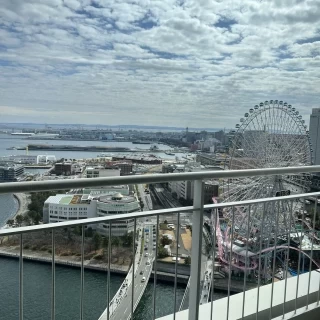披露宴会場からの眺め