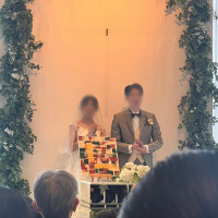 結婚証明書の披露