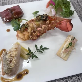 試食の料理です。美味しかったです。