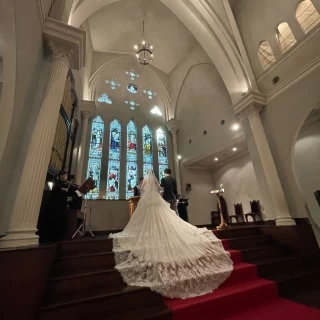 ドレスが映えます