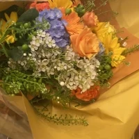 プランナーと旦那からのサプライズでお花をいただいた！