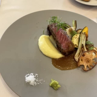 試食の料理です