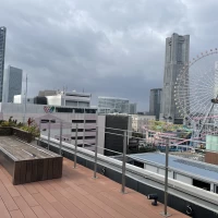 横浜が一望できる
