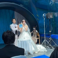 芳名帳の代わりにサンドアートで