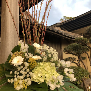 エントランスの花|654666さんのマナーハウス島津重富荘の写真(2051051)