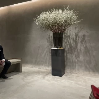 会場のシンボルがお花という点がとても魅力でした。