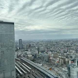 披露宴会場からの眺め