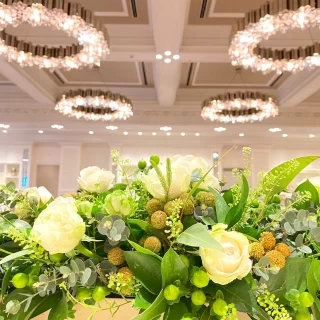 お花は、シンプルにしました