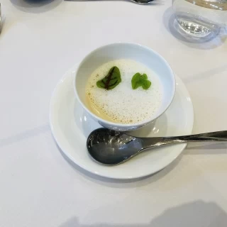 白菜のポタージュです。