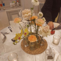 お花とテーブルクロスなどが合っていて参考になりました。