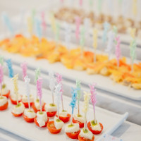 ウェルカムパーティーでの料理