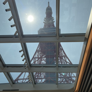 挙式会場から見た東京タワーです。