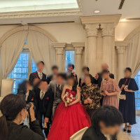 新婦のカラードレス色当てで正解した人と写真