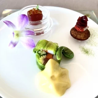 見た目も華やかでおいしかったです。