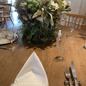 ゲストテーブル装花|656303さんのElegante Vita(エレガンテヴィータ)の写真(1761455)