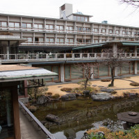 日本庭園と歴史的建物
