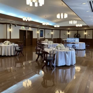 少し広めの披露宴会場です。