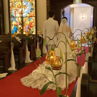 結婚式の見学体験を行った際の写真です