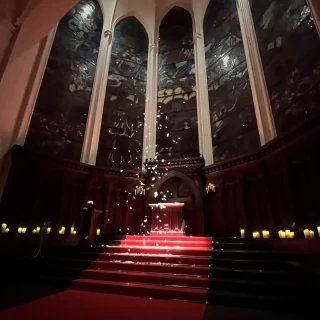 フェザーシャワーの演出