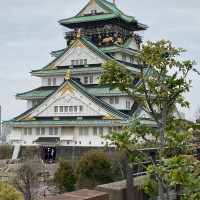 屋上からの大阪城