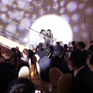 披露宴会場入場