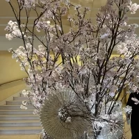 ホテルエントランス(季節毎に変わる)