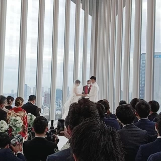 挙式中