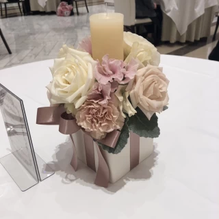 フラワーコーディネーターの方に提案していただいたお花です
