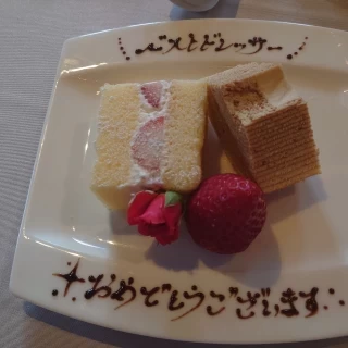 ベストドレッサー賞に選んで頂いた時のデザートです