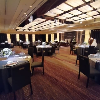 広々としている披露宴会場