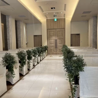 新郎新婦の目線