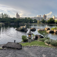 徳川園の池