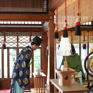 挙式の様子|657374さんの伊奈波神社の写真(1769650)