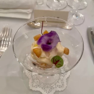 デザート。これにケーキが来ました。