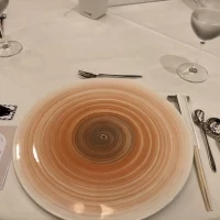 試食前のテーブル