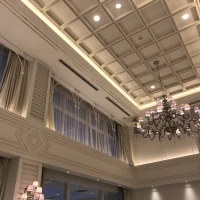 披露宴会場の天井