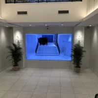 チャペルから出た階段