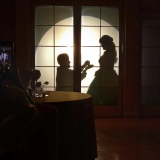 影絵での演出