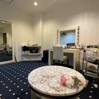 個室で広いです。