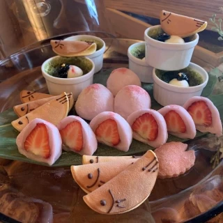 ケーキブッフェの一部です