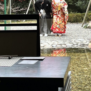 お色直し登場|658162さんの京都 北山モノリス（KYOTO KITAYAMA MONOLITH）の写真(1788124)